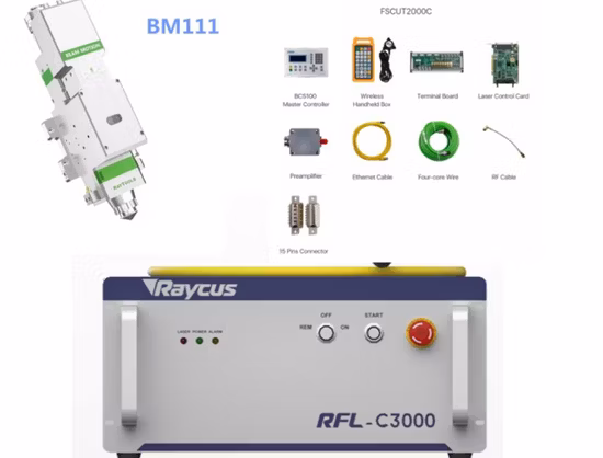 Laser Power 1kw Raycus Fiber Laser Source 1kw for Cutting