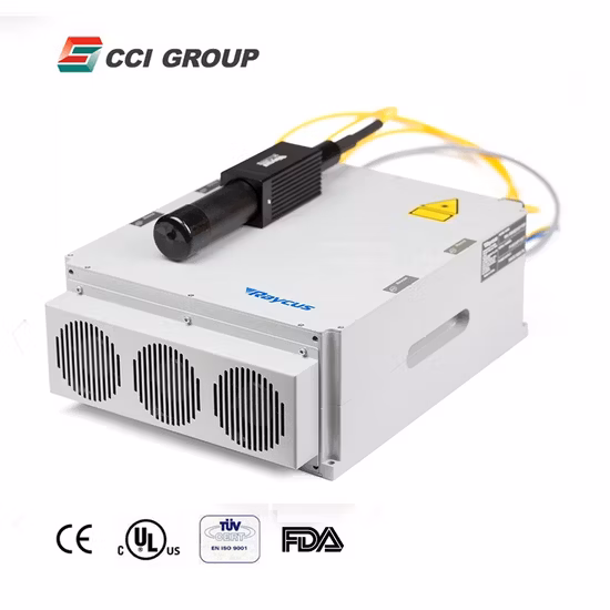Fiber Laser Marking Printer Machine Portable 30W 50W Raycus Source