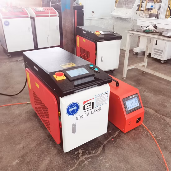 Latest Series Portable 1000W 2000W Fiber Laser Pulse Cleaning Machine Metal Rust Removal Laser Cleaning Price