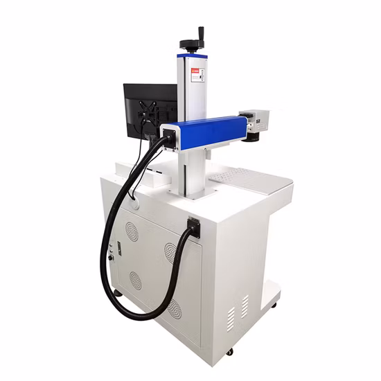 20W Metal Desktop Fiber Laser Marking Machine Raycus Source
