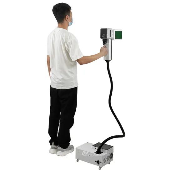 Small Portable Laser Rust Removal 50W for Remove Dust Peeling Paint 