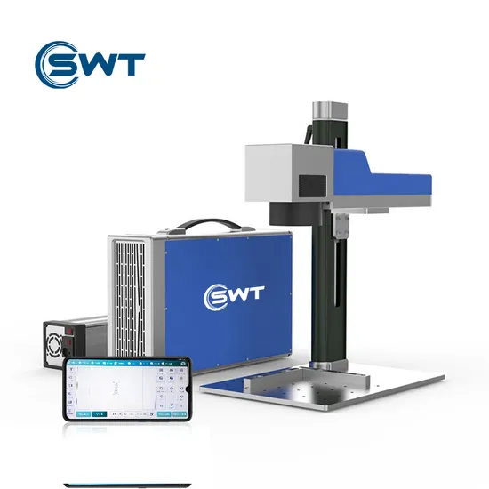 Enclosed Portable 20W 30W 50W 100W Fiber Laser Marking Machine for Metal 